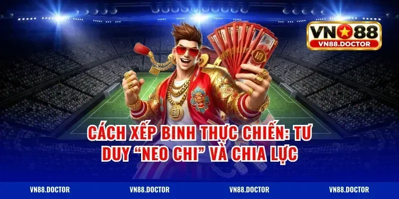 Cách xếp binh thực chiến: tư duy “neo chi” và chia lực